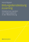 Buchcover Bildungsdienstleistung eLearning