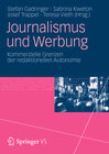 Buchcover Journalismus und Werbung