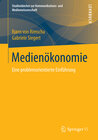 Buchcover Medienökonomie