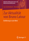 Buchcover Zur Aktualität von Bruno Latour