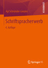 Buchcover Schriftspracherwerb