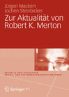 Buchcover Zur Aktualität von Robert K. Merton