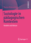 Buchcover Soziologie in pädagogischen Kontexten