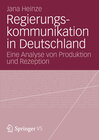 Buchcover Regierungskommunikation in Deutschland