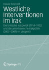 Buchcover Westliche Interventionen im Irak