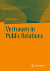 Buchcover Vertrauen in Public Relations