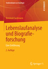 Buchcover Lebenslaufanalyse und Biografieforschung