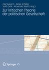 Buchcover Zur kritischen Theorie der politischen Gesellschaft