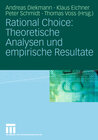 Buchcover Rational Choice: Theoretische Analysen und empirische Resultate