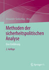 Buchcover Methoden der sicherheitspolitischen Analyse