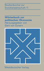 Buchcover Wörterbuch zur politischen Ökonomie