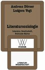 Buchcover Literatursoziologie