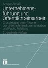 Buchcover Unternehmensführung und Öffentlichkeitsarbeit