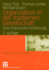 Buchcover Organisation in der modernen Gesellschaft