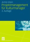 Buchcover Projektmanagement für Kulturmanager