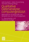 Buchcover Qualitative Datenanalyse: computergestützt.