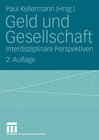 Buchcover Geld und Gesellschaft