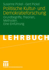 Buchcover Politische Kultur- und Demokratieforschung