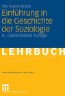 Buchcover Einführung in die Geschichte der Soziologie