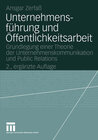 Buchcover Unternehmensführung und Öffentlichkeitsarbeit