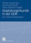 Buchcover Staatsbürgerkunde in der DDR