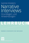 Buchcover Narrative Interviews
