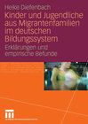 Buchcover Kinder und Jugendliche aus Migrantenfamilien im deutschen Bildungssystem