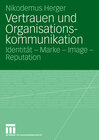 Buchcover Vertrauen und Organisationskommunikation