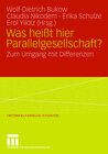 Buchcover Was heißt hier Parallelgesellschaft?