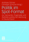 Buchcover Politik im Spot-Format