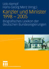 Buchcover Kanzler und Minister 1998 - 2005