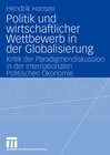 Buchcover Politik und wirtschaftlicher Wettbewerb in der Globalisierung