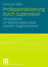 Buchcover Professionalisierung durch Supervision