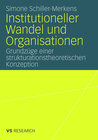 Buchcover Institutioneller Wandel und Organisationen