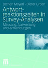 Buchcover Antwortreaktionszeiten in Survey-Analysen
