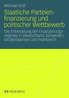 Buchcover Staatliche Parteienfinanzierung und politischer Wettbewerb