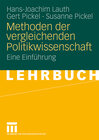 Buchcover Methoden der vergleichenden Politikwissenschaft