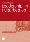 Buchcover Leadership im Kulturbetrieb