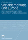Buchcover Sozialdemokratie und Europa