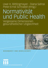 Buchcover Normativität und Public Health
