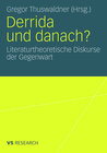 Buchcover Derrida und danach?