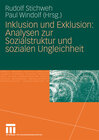 Buchcover Inklusion und Exklusion: Analysen zur Sozialstruktur und sozialen Ungleichheit