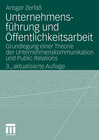 Buchcover Unternehmensführung und Öffentlichkeitsarbeit