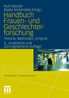 Buchcover Handbuch Frauen- und Geschlechterforschung