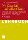 Buchcover Die Qualität qualitativer Daten