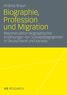Buchcover Biographie, Profession und Migration