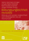 Buchcover Bildungsungleichheit revisited