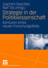 Buchcover Strategie in der Politikwissenschaft