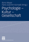 Buchcover Psychologie - Kultur - Gesellschaft