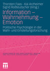 Buchcover Information - Wahrnehmung - Emotion